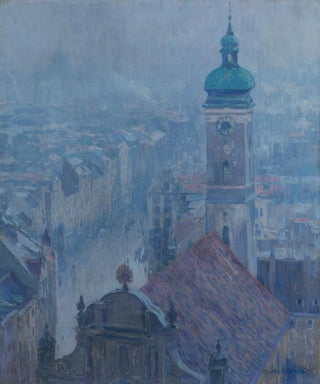 View of Munich from Alter Peter - Charles Johann Palmi — artwork view