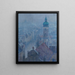 View of Munich from Alter Peter - Charles Johann Palmi — framed artwork on a wall