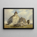 Ruins of Chapel - Charles John Hills — framed artwork on a wall