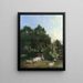 A shaded corner - Charles Jones — framed artwork on a wall