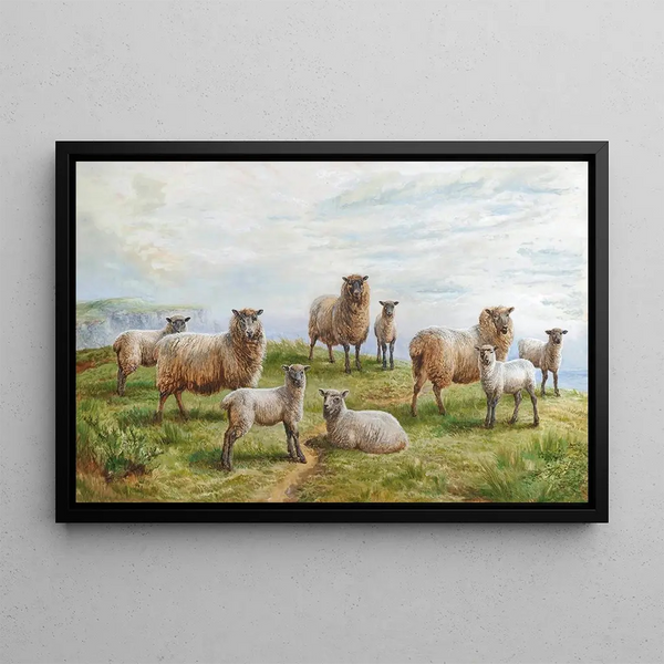 Pas approchants - Charles Jones — framed artwork on a wall