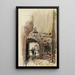 Sun and Your Street Chanoinesse - Charles Jouas — framed artwork on a wall