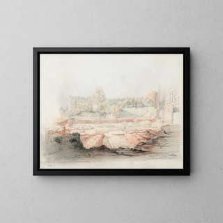 Dégagement de la seconde moitié des Arènes Rue Monge - Charles Jouas — framed artwork on a wall