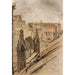 Reproduction of the painting Effects of roofs, Saint-Séverin street, 1906, view from the top of Saint-Séverin church - Charles Jouas