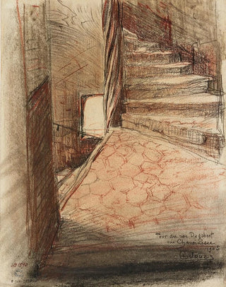 Charles Jouas - Escalier de la tour Dagobert rue Chanoinesse.webp