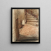 Staircase of the Tower of Dagobert, Chanoinesse Street - Charles Jouas — framed artwork on a wall