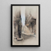 La Rue Grenier-sur-l'Eau - Charles Jouas — framed artwork on a wall