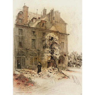 The Abbey Gardens at Bois - Charles Jouas — artwork view