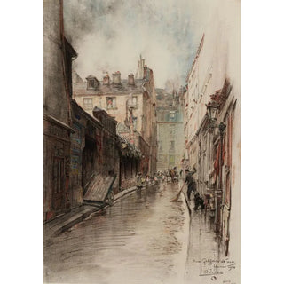 Reproduction of the painting Rue Grégoire de Tours - Charles Jouas