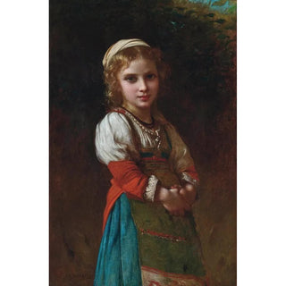 a French peasant woman - Charles Landelle — artwork view