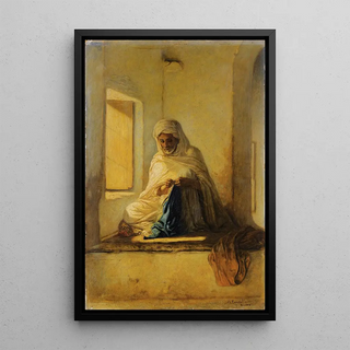 Reproduction of the painting Tailleur arabe - Charles Landelle