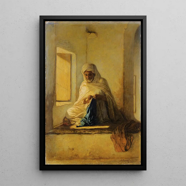 Reproduction of the painting Tailleur arabe - Charles Landelle