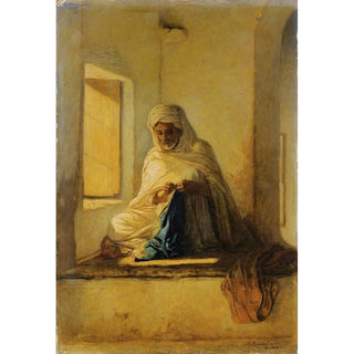 Reproduction of the painting Tailleur arabe - Charles Landelle