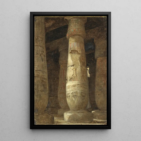 Reproduction of the painting Egyptian Column Painting - Charles Landelle