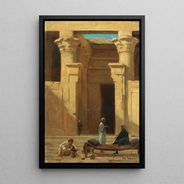 Reproduction of the painting Egyptian Street Scene - Charles Landelle
