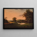 Point Breeze, the domain of Joseph Napoleon Bonaparte in Bordentown, New Jersey - Charles Lawrence — framed artwork on a wall