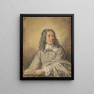 Portrait of M. Quatrehomme du Lys - Charles Le Brun — framed artwork on a wall