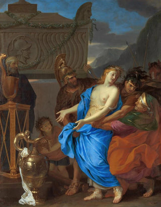 The sacrifice of Polyxena - Charles Le Brun — artwork view