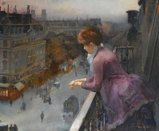 Above Boulevard de Sébastopol, Paris - Charles Leroy Saint Aubert — artwork view