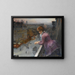 Above Boulevard de Sébastopol, Paris - Charles Leroy Saint Aubert — framed artwork on a wall