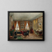 the interior of a house of horse enthusiasts - Charles Ligny — framed artwork on a wall