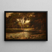 Cherry Creek Delaware Water Gap PA - Charles Linford — framed artwork on a wall
