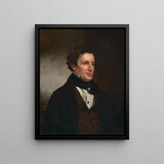 James C. McGuire - Charles Loring Elliott Painting — framed artwork on a wall