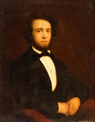 Portrait painting of Dr James R. Chilton - Charles Loring Elliott — artwork view