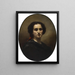 A Portrait - Charles Louis Müller — framed artwork on a wall