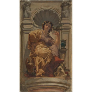 Reproduction of the painting La fantaisie - Charles Louis Müller