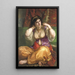 L'odalisque - Charles Louis Müller — framed artwork on a wall
