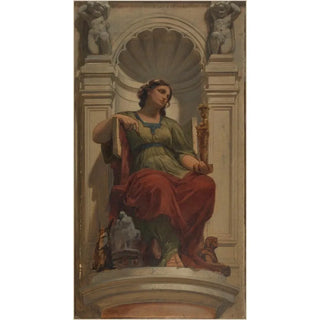 Reproduction of the painting L'invention ou la sculpture - Charles Louis Müller