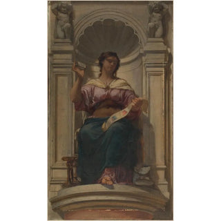 Reproduction of the painting L'observation ou l'imprimerie - Charles Louis Müller