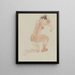 Female Nude Painting - Charles Malfray — framed artwork on a wall