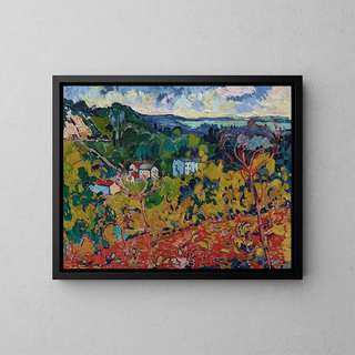 Bougival - Charles Manger — framed artwork on a wall