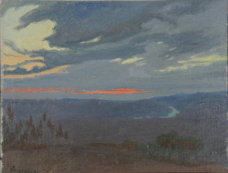 Sunrise over the Arno - Charles Marie Dulac — artwork view