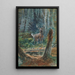 Deer in the Valley - Charles Marion Russell — framed artwork on a wall
