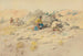Indians tracking a moose - Charles Marion Russell — artwork view