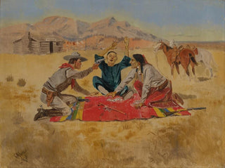 Pas une chance pour un Chinois - Charles Marion Russell — artwork view