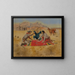 Pas une chance pour un Chinois - Charles Marion Russell — framed artwork on a wall