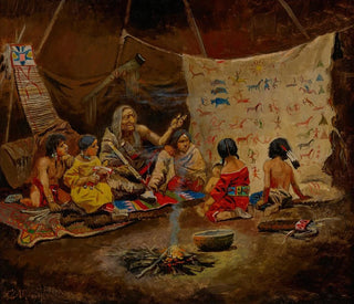 The children's garden - Charles Marion Russell — artwork view