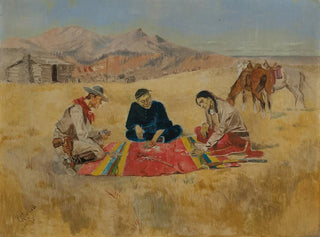 The Poker Game - Charles Marion Russell — artwork view