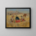 The Poker Game - Charles Marion Russell — framed artwork on a wall