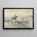 Chef de piste - Charles Marion Russell — framed artwork on a wall