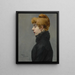 Portrait of a Lady - Charles Maurin — framed artwork on a wall