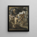 Study on the sacrifice of Abel - Charles Mellin — framed artwork on a wall