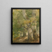 A forest scene - Charles Mente — framed artwork on a wall