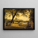 Le Pont de Solférino et le Pavillon de Flore vus du quai d'Orsay - Charles Mercier — framed artwork on a wall