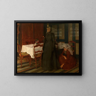 The Wedding Dress - Charles Mertens — framed artwork on a wall