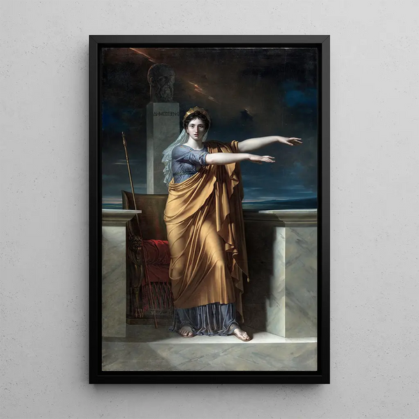 Reproduction of the painting Polymnie Muse of Eloquence - Charles Meynier